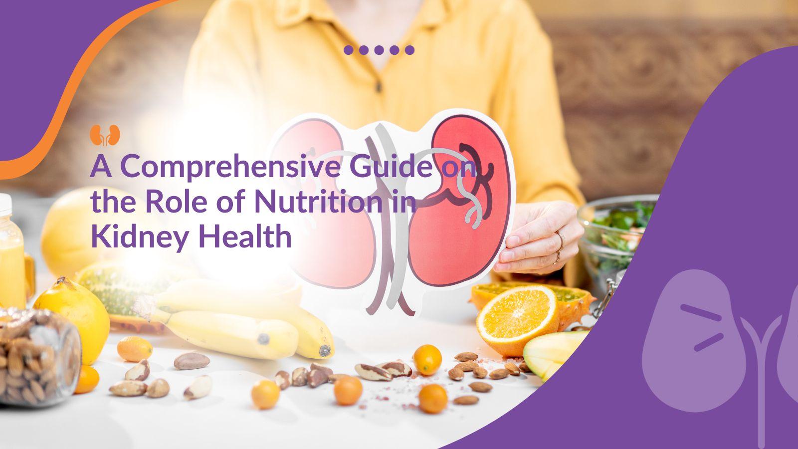 A Comprehensive Guide on The Role of Nutrition in Kidney Health